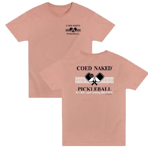 Coed Naked Pickleball Men’s T-Shirt New - Picture 1 of 1